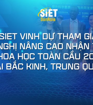 SIET VINH DỰ THAM GIA HỘI NGHỊ NÂNG CAO NHẬN THỨC KHOA HỌC TOÀN CẦU 2024 TẠI BẮC KINH, TRUNG QUỐC